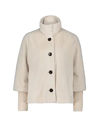 BETTY BARCLAY | Jacke in Felloptik | creme